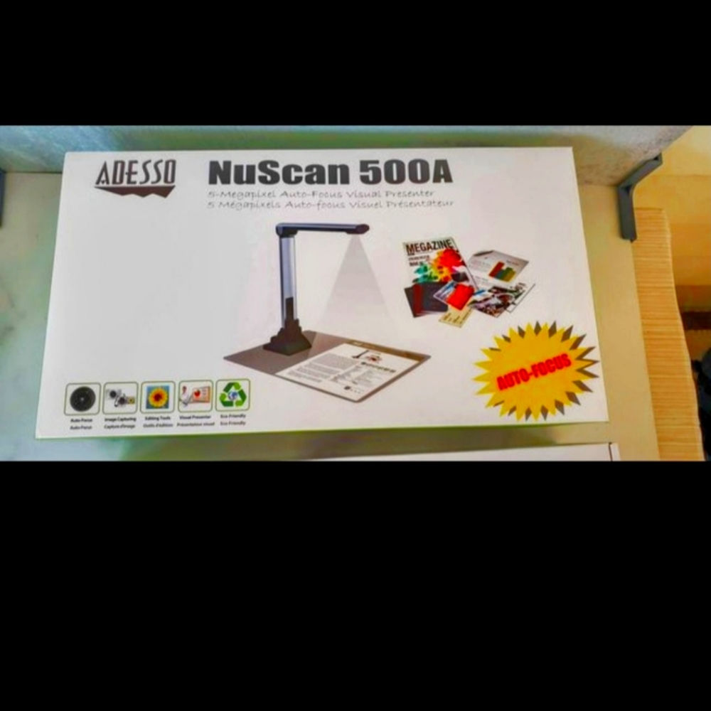 Adesso Nuscan 500a 5 Megapixel Visual Presenter- NIB